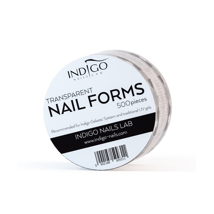 Formes transparentes Indigo - 500 pièces