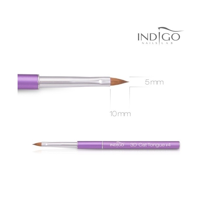 Indigo Gel Cat tongue n4 3d