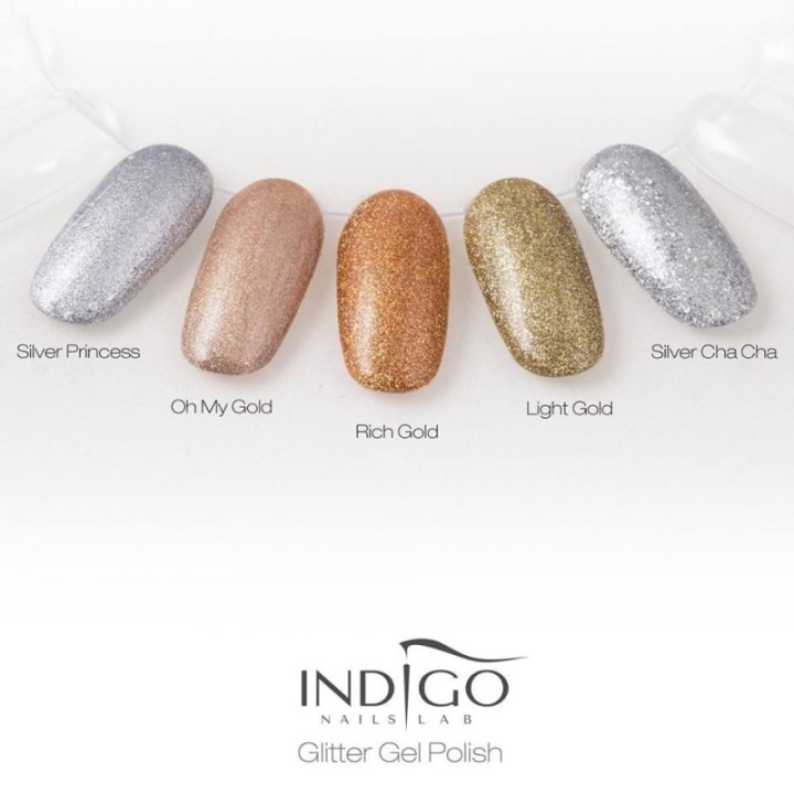 Silver Princess Glitter Gel Polish 7 ml