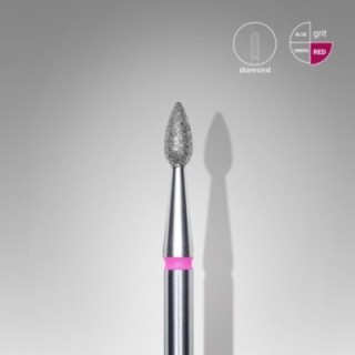 Carbide Diamant Goutte Rouge (2,3mm/5mm)