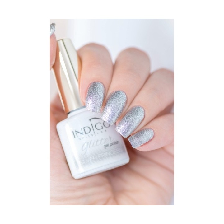 Silver Princess Glitter Gel Polish 7 ml