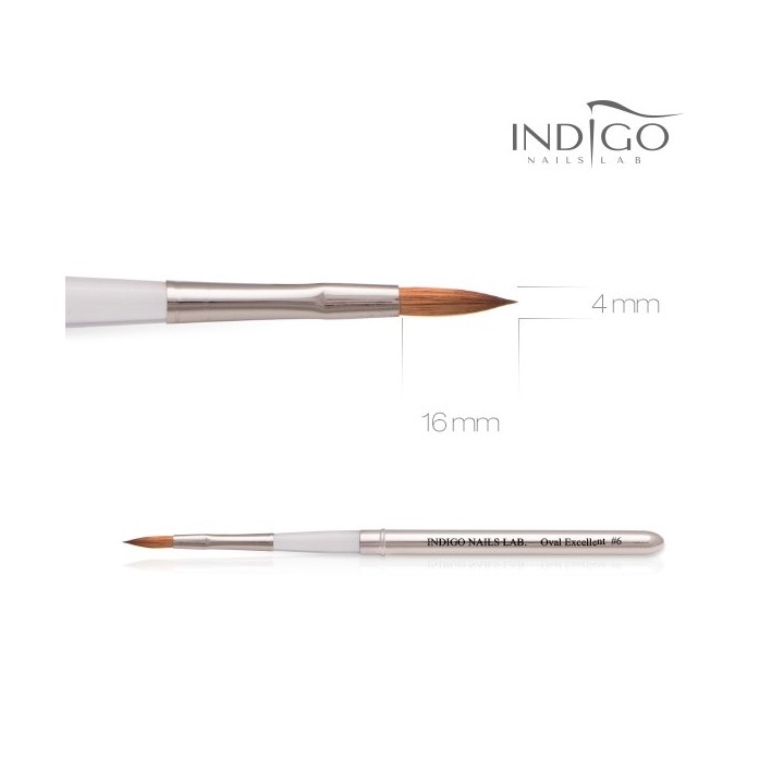 Indigo Brush Oval Excellent No 6