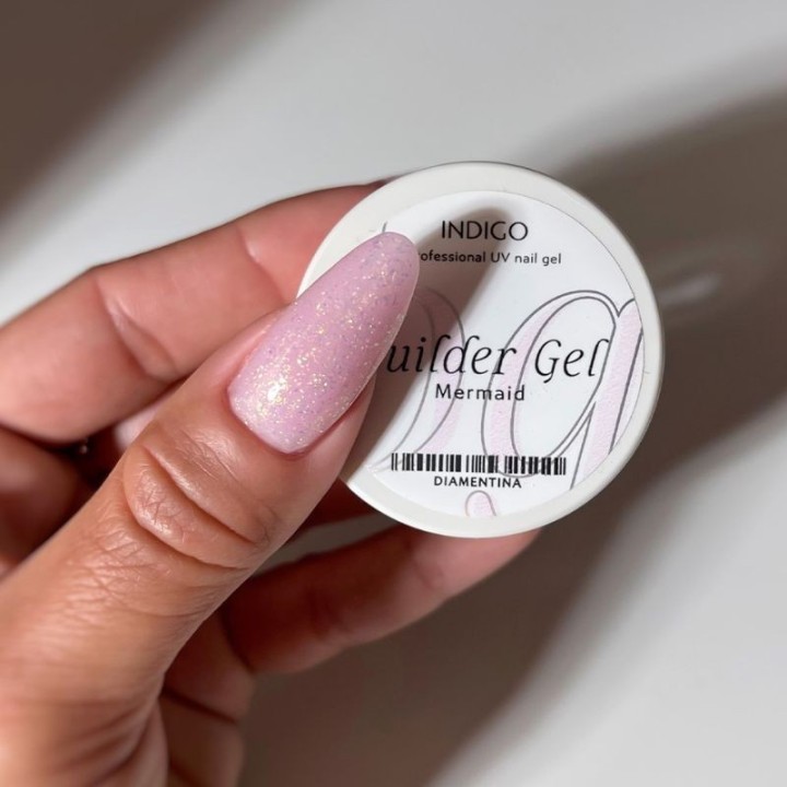 Builder Gel Mermaid Diamentina 15ml