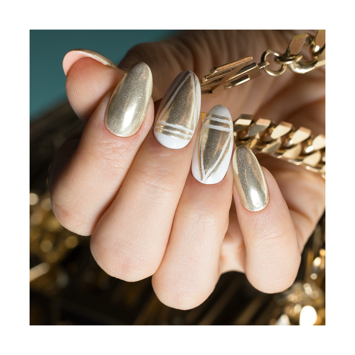 Metal Manix effect light gold