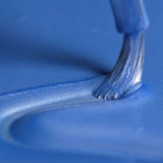 Luna Blue Metallic Quick Stamp 7ml