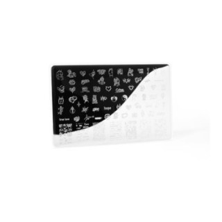 Love 01 Indigo Stamping Plate