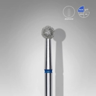 Carbide Diamant Boule Bleu (4mm)