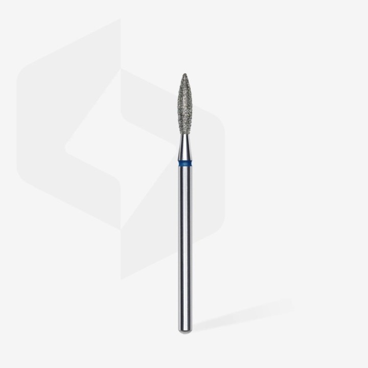 Carbide Diamant Flamme Bleu (10mm)
