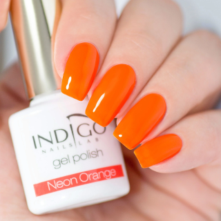 Neon Orange Gel Polish