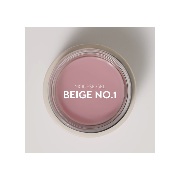 Mousse gel beige costruttore per ricostruzione unghie professionale