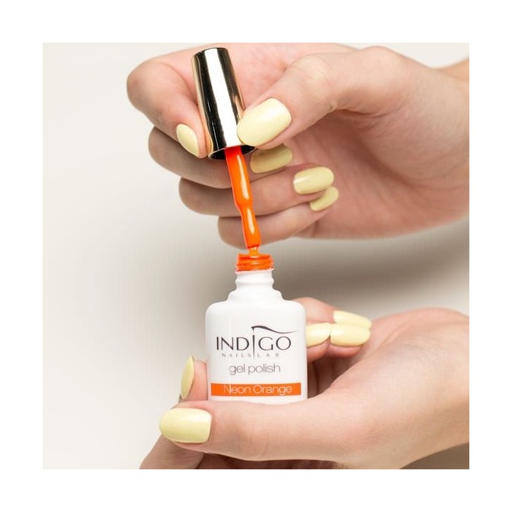 Neon Orange Gel Polish